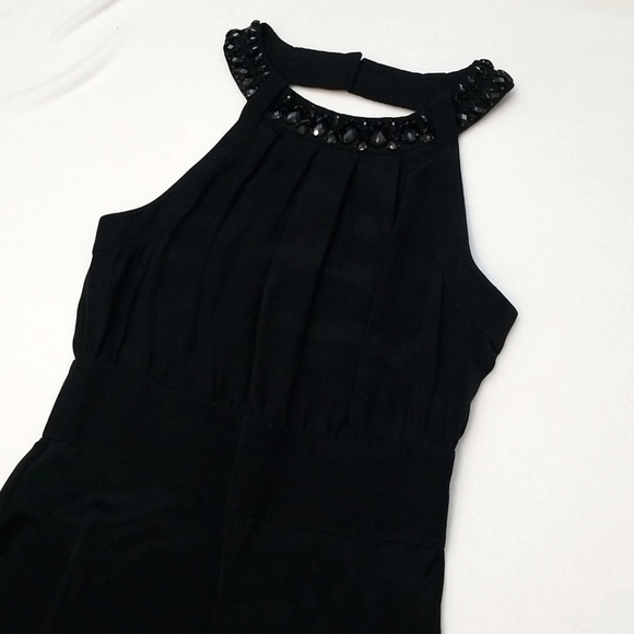 Banana Republic BR Silk Blend LBD Halter Neckline Dress - Picture 7 of 10